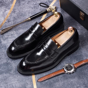 Chaussures Richelieu vintage en cuir ciré pour hommes, style brogue intégral à bout ailé, marron vieilli, pour tenue formelle ou décontractée - Product Image 4