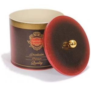 กระป๋องโลหะ3.5L สีแดงแบบพิเศษพร้อมที่จับ175x155มม. 175x155มม. และภาชนะบรรจุอาหาร - Product Image 4