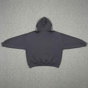 เสื้อฮู้ดดี้ทรงครอป ผ้าคอตตอน 100% หนัก 450GSM ทรงหลวม แฟชั่น พร้อมปักโลโก้ตามสั่ง - Product Image 3