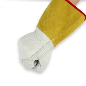 Gants de soudage en cuir disponibles en gros nouvelle arrivée anti-coupure anti-chimique fabrication professionnelle Gants de soudage - Product Image 5