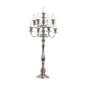 Luxury Modern Candelabra Handmade Aluminium Table Decorative <b>Candle</b> Stand Customised Size for Home <b>Dinner</b> Party Wedding Unique - Product Image 3