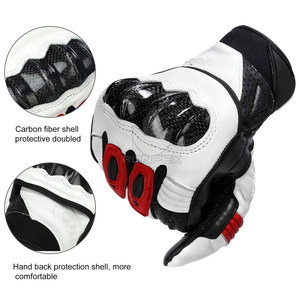 Meilleure vente en ligne, nouvelle conception, gants de moto en cuir unisexe, coupe-vent, respirants, à doigts entiers, antidérapants - Product Image 2