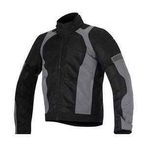 Direct Factory's High Quality Breathable <b>Polyester</b> Motorbike Jacket Customised Logo Design Plus Size Windproof Feature - Product Image 4