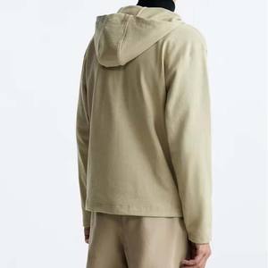 Sweats à capuche unis Athletic haute qualité 100% sweats à capuche en coton sweats vêtements pour hommes Streetwear surdimensionné poids lourd basiques à capuche - Product Image 3