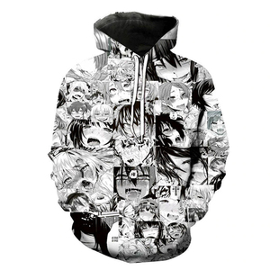 Sweat-shirt à capuche personnalisé 100% polyester, coupe-vent et imperméable, pour homme, style streetwear Harajuku, design graphique. - Product Image 5