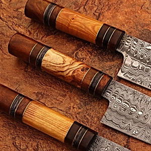 Couteau de chef fait à la main couverts de cuisine Pakistan couteau de chef de haute qualité pour cuisiner Pakistan couteau de chef Premium Pakistan - Product Image 4