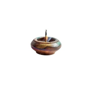 Porte-encens en bois multi-usages pour femme Attrape-cendres Brûleur d'encens Diffuseur d'aromathérapie - Product Image 2