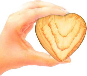 Oak <b>Wood</b> Design Urn Keepsake - Mini Heart Cremation Urn with Stand & Premium <b>Box</b> - <b>Small</b> Keepsake Urn - Honor Your Loved One - Product Image 4