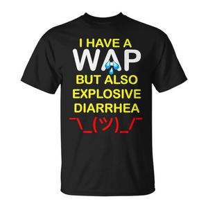 T-Shirt Unisex a Maniche Corte con Stampa Digitale, Abbigliamento Promozionale per Adulti con Design 'Explosive Diarrhea' - Product Image 1