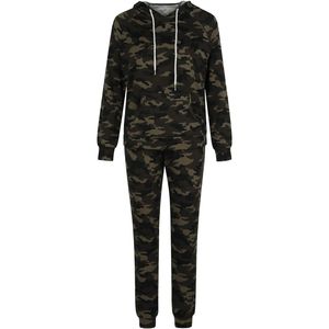 Survêtement surdimensionné deux pièces avec logo personnalisé de style frais pour femmes tissu respirant à manches longues en gros - Product Image 4