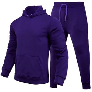 Men Streetwear Tracksuit Oversized Puff Print Hoodie <b>Jogger</b> <b>Set</b> Custom Logo Wholesale - Product Image 2