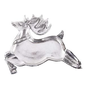 Bol de service en métal haut de gamme dernière conception de cerf assiette de service forme personnalisée bol en métal ustensiles de cuisine et hôtel décoratif - Product Image 1