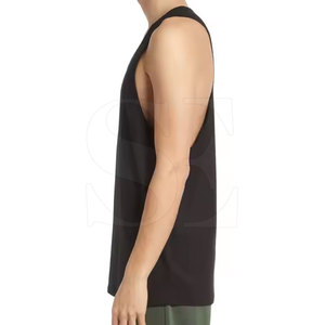 Best Sale <b>Men</b> <b>Tank</b> <b>Top</b> High Quality Made Plain <b>Black</b> Color Gym Vest <b>Men</b> Gym Exercise Fitness <b>Tank</b> <b>Top</b> - Product Image 3