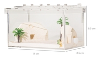 Empire de fourmis Formicarium Reptile Terrarium cage pour petit animal Egypte culture Medjiay