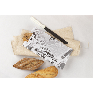 Sacchetti per Alimenti Bianchi 7x28cm Prensa Print, Carta Professionale, 1000 Pezzi, B2B - Product Image 1