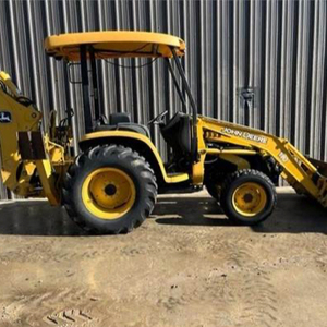 1Ton ผู้ผลิต Mini Loader 4WD รถแทรกเตอร์ด้านหน้า End Loader และแบ็คโฮขนาดเล็กสีเหลืองยาว Power ISO - Product Image 2
