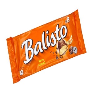 Balisto บาร์อัลมอนด์ช็อคโกแลต bittersweet แบบ pasty กับบิสกิตแยมช็อคโกแลตแบบหวาน