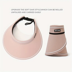 Chapeau en velours côtelé non structuré blanc chapeau visière chapeau ajusté marque Designer Style de luxe équipé de Logo personnalisé du Vietnam - Product Image 1