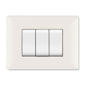 Placca Life Q Modello Living Bianco 4 Posti - Product Image 1