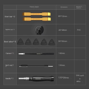 Juego de destornilladores de precisión 145 en 1, caja de herramientas de alta calidad, almohadilla para teléfono móvil, reparación de relojes, herramientas manuales - Product Image 5
