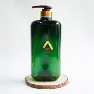 Botella de PET ecológica de 800ml, embalaje de PET de Vietnam, rociador de bomba segura para champú, Gel de ducha, loción, serigrafía - Product Image 1