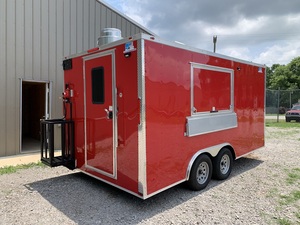 Remolque de Bar Móvil, Camión de Comida, Camión de Helados, Carrito de Comida Totalmente Equipado de Acero Inoxidable para Dulces y Papas Fritas, 2 Años de Garantía - Product Image 6
