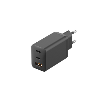 ที่ชาร์จ USB <span class=keywords><strong>3</strong></span>พอร์ต65W แบบพรีเมี่ยมตัวเครื่องสีขาวขัดเงาพร้อมปลั๊กพับได้เครื่องชาร์จเร็วของ Gan สำหรับ MacBook โทรศัพท์แท็บเล็ต - Product Image 3