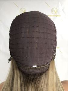 En stock perruque juive en soie de cheveux humains vierges européens de luxe perruques casher pour Solutions de perte de cheveux - Product Image 5