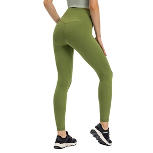 Mode bas dans le Logo et la conception grande taille Logo femmes Leggings à vendre frais nouveau Style Leggings taille dernier doux solide femmes - Product Image 2