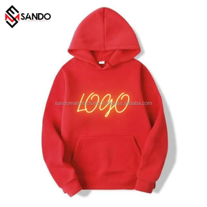 ขายส่งเสื้อฮู้ดกีฬาคุณภาพสูงผ้าฝ้าย 100% เสื้อฮู้ดสตรีทแวร์ผ้าฝ้ายขนาดใหญ่เฮฟวี่เวท - Product Image 2