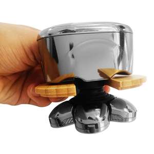 Soporte de Bambú para Afeitadora Eléctrica y Maquinilla de Afeitar Facial, Compatible con Base de Enjuague para un Uso Conveniente - Product Image 5