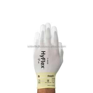 Gants de protection des mains les plus vendus avec revêtement en PU et doublure en nylon, offrant une protection, une sensibilité tactile élevée et un confort - Product Image 2