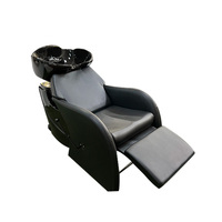 Meubles de Salon, machine de lavage à contre-courant, Massage électrique, shampoing, lit avec bol noir, à vendre