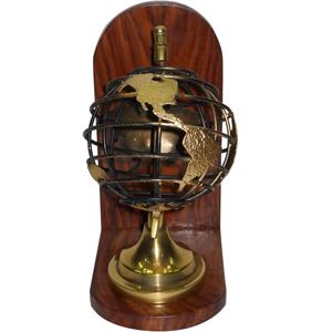 Antique Design Nautical Globe Bookend World Globe Creative Design Shape Shiny Table Centerpiece Wholesale Luxury <b>Vintage</b> Item - Product Image 4