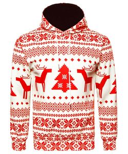 Sudaderas Navideñas Personalizadas con Sublimación y Bordado, Unisex, Impresión Completa, Bolsillo Personalizado, Sudadera con Capucha, Ropa Urbana al por Mayor - Product Image 1