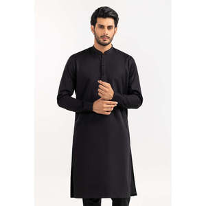 Britanio - Tela de Algodón Larga y Transpirable sin Costuras, Cuello Mandarín, Cierre de un Solo Botón - Product Image 2