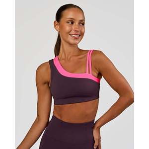 Sujetador Deportivo de Yoga Asimétrico sin Costuras con Relleno para Mujer, Ligero, Ajustable, para Gimnasio, Fitness y Ropa Deportiva - Product Image 4