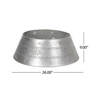 Newest silver iron <b>tree</b> collar Christmas decoration <b>tree</b> <b>stand</b> classy inspired decor for home new year Xmas party hot selling - Product Image 5