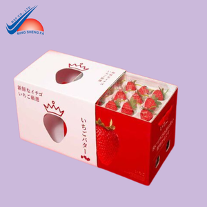 Boîte de papier imprimée personnalisée pour emballage de cadeau de fruits-Matériau de qualité alimentaire de qualité supérieure et finition brillante-Emballage personnalisé et imprimé - Product Image 1