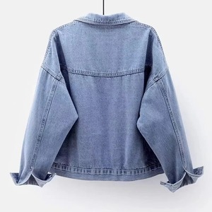 Veste élégante en jeans de conception pénale en détresse Veste 100% coton de qualité supérieure pour femme délavée Personnaliser la veste en jean à capuche - Product Image 3