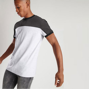 T-shirt de sport fitness personnalisé pour hommes 95% coton 5% spandex t-shirt de sport de gym vierge unie pour hommes - Product Image 5