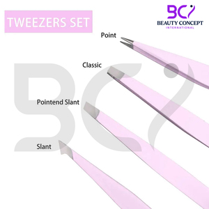 Luxury Eyebrow Tweezers Stainless Steel Slant Tip <b>Precision</b> <b>Tool</b> with Premium Finish for Salon & Home Beauty Use - Product Image 5