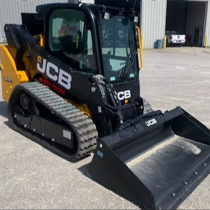 Potente cargadora JCB 215T usada con equipo de construcción y cargadora de ruedas - Product Image 1