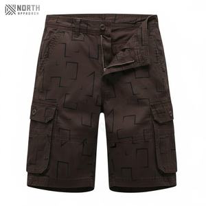 Factory Direct Sale Men <b>Elastic</b> <b>Waist</b> <b>Short</b> Pants Quality Cotton <b>Cargo</b> Casual <b>Shorts</b> Cheap <b>Cargo</b> <b>Shorts</b> For Men Breathable Men - Product Image 1