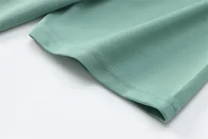 Polo de verano para hombre 2025, Top de negocios informal de manga corta de seda helada de Color puro con diseño Simple - Product Image 5