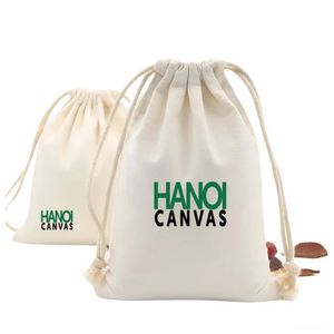 Precio de fábrica del fabricante directo BSCI Vietnam Bolsa de algodón de gran capacidad con cordón Logotipo personalizado Elegante moda de mujer Vintage - Product Image 1