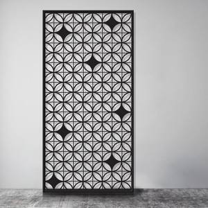 Độc quyền thiết kế phân vùng sắt cho nhà mộc mạc hiện đại kim loại truyền thống chi tiết hàng rào cửa lưới mắt cáo cho lối đi trong vườn - Product Image 5