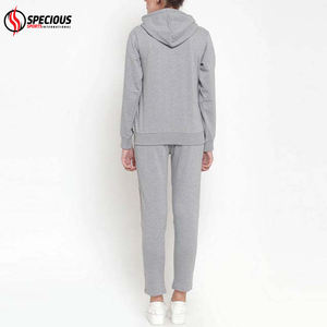 Fournisseur direct d'usine, haut de survêtement pour femme, style streetwear, 100% coton, écologique, réversible, respirant, séchage rapide, élastique - Product Image 3