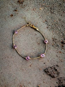 Bracelet en acier inoxydable DAFNI BIG PAZAR avec zircon et perles d'imitation - Cadeau tendance d'Istanbul - Product Image 2