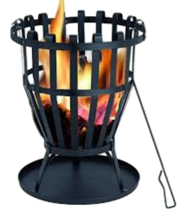 Luxury Heat Resistant Coated Iron Metal Fire Pit With Strong <b>Stand</b> Good For <b>Night</b> Bonfire Or Outdoor Fireplace For Bulk Export - Product Image 4